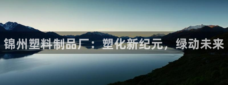 太阳集团董事长是谁?：锦州塑料制品厂：塑化新纪元，绿动未来